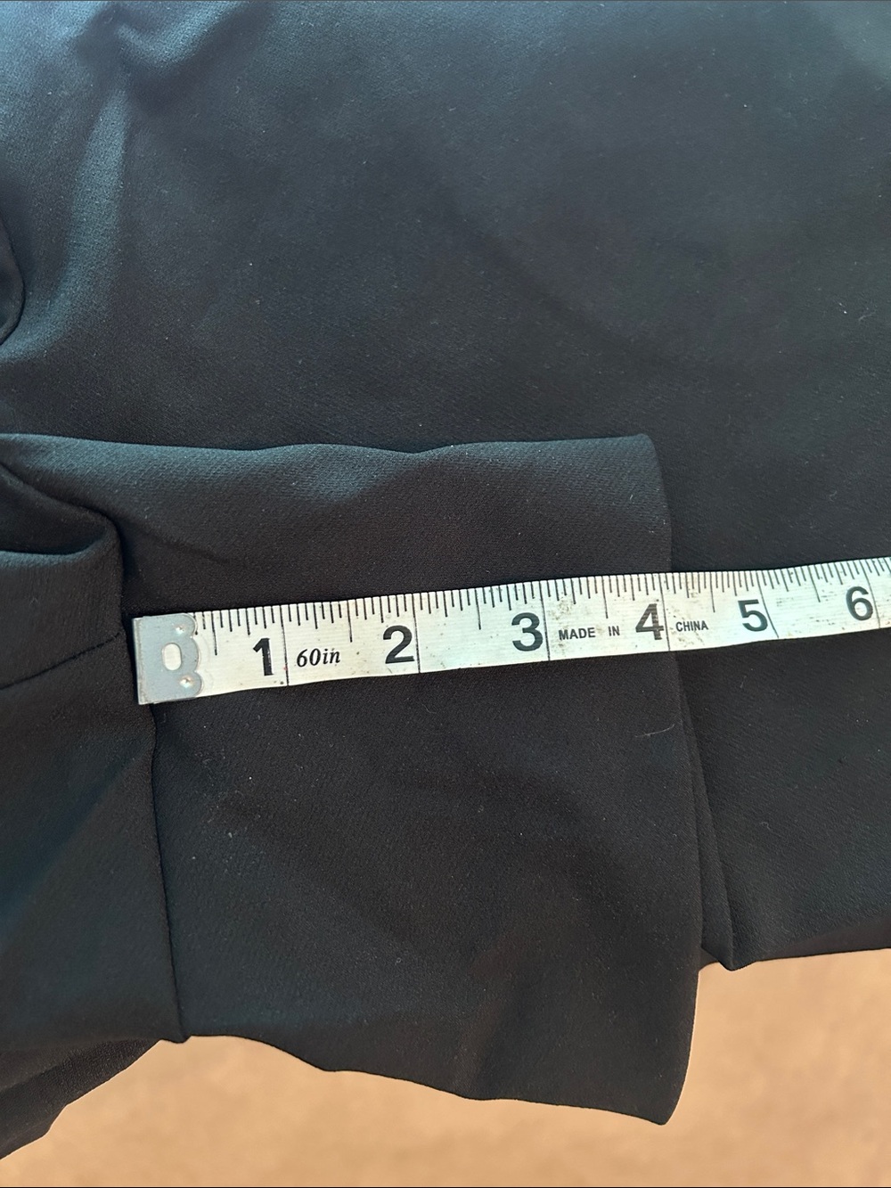 Rachel Zoe Black High-Waist Tailored Shorts with Decorative Buttons - Picture 5 of 5